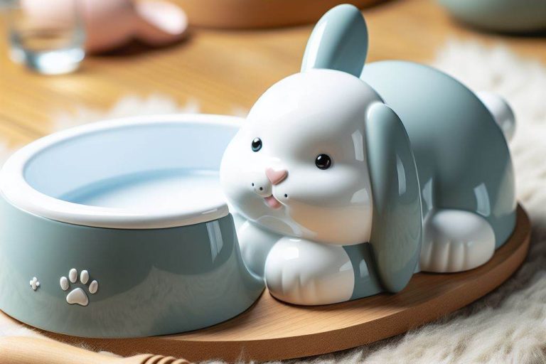 bebedero para conejo